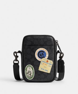 【 COACH 】 ヒッチ クロスボディ・シグネチャー キャンバス ヒッチ クロスボディ・シグネチャー キャンバス・パッチ | COACH